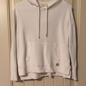 Michael Kor Women's White Hoodie sweater Small